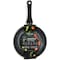 Bklyn Steel Co. 8in MILKY WAY Aluminum Forged Silicone Handle Frypan - Black 30236 - alternate 1